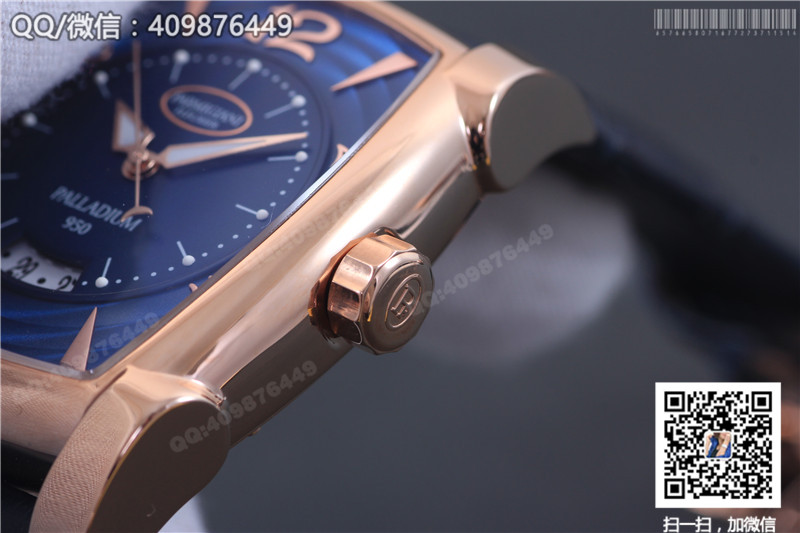 帕玛强尼 Kalpa系列PFC124-1000301自动机械腕表 玫瑰金表壳 蓝色字面